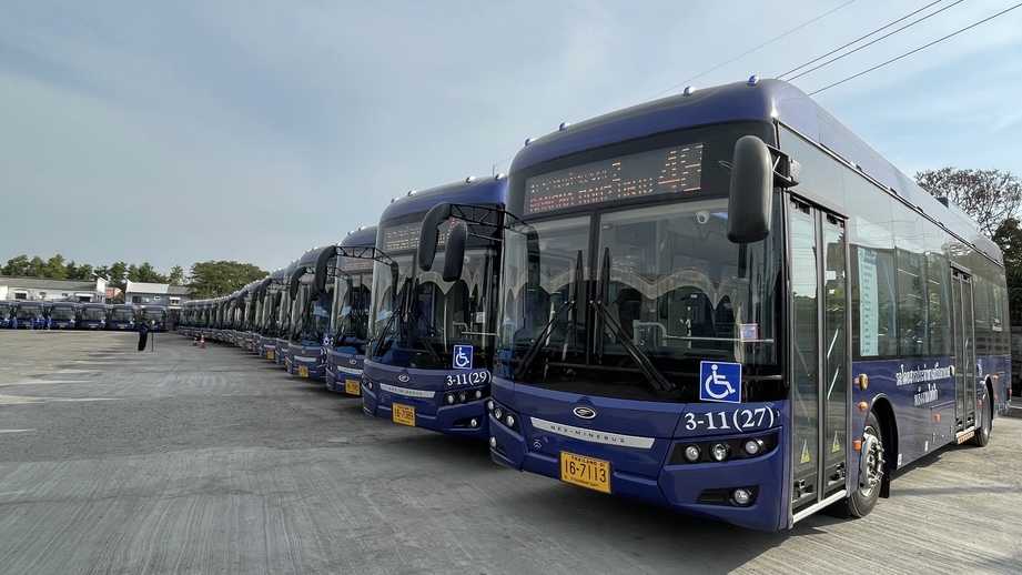 Thai Electric Bus Operator Completes the First Sales of Paris Agreement Carbon Offsets