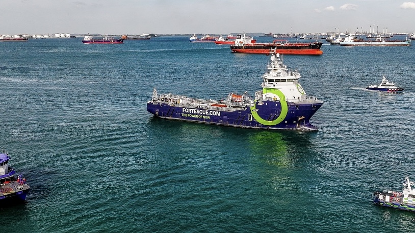 Fortescue Finishes World’s First Trial on Using Ammonia as Marine Fuel in Singapore