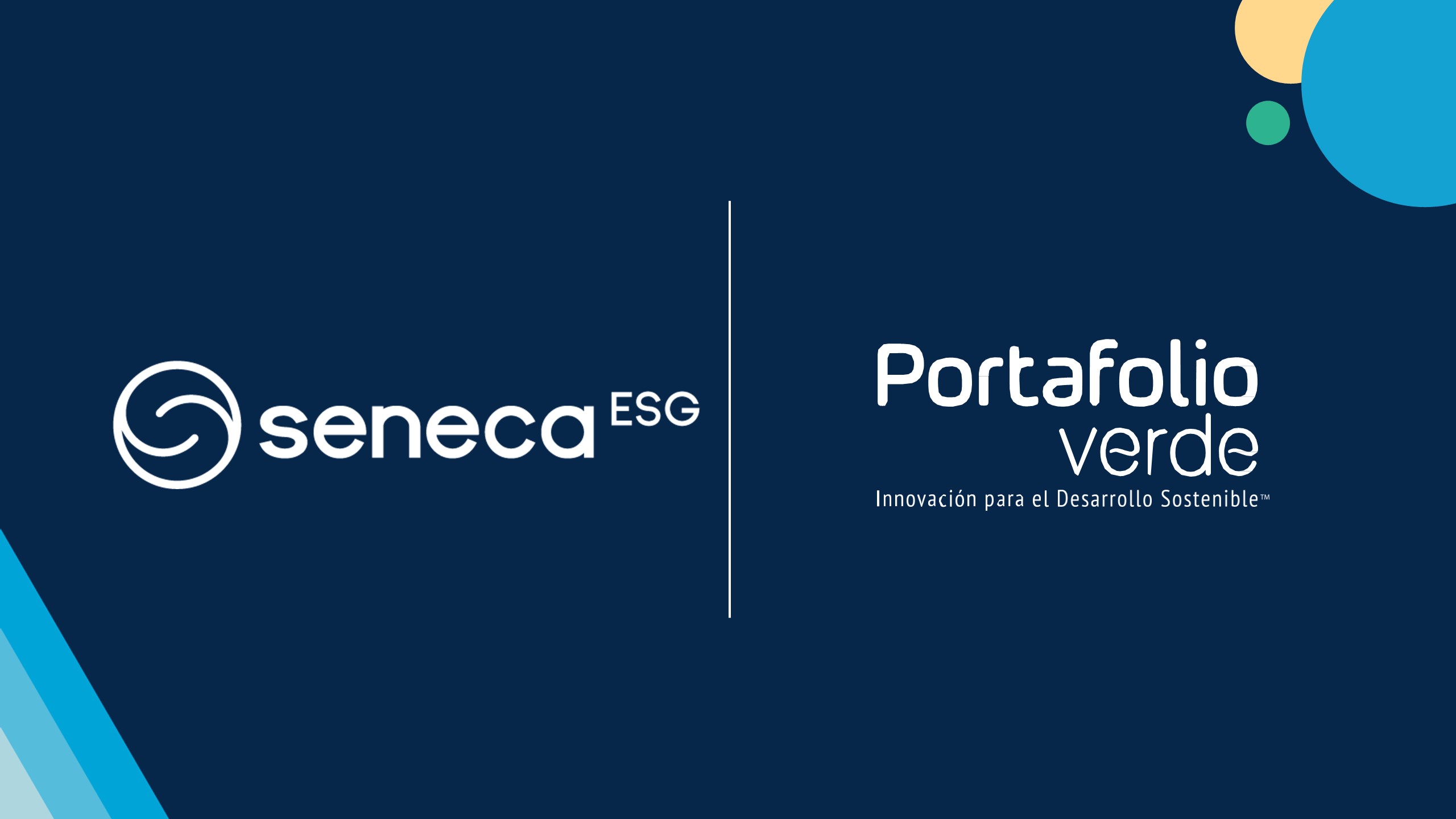 Seneca ESG and Portafolio Verde Partnership Announcement